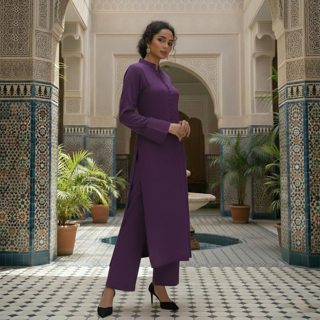 Dark Purple Ready To Wear