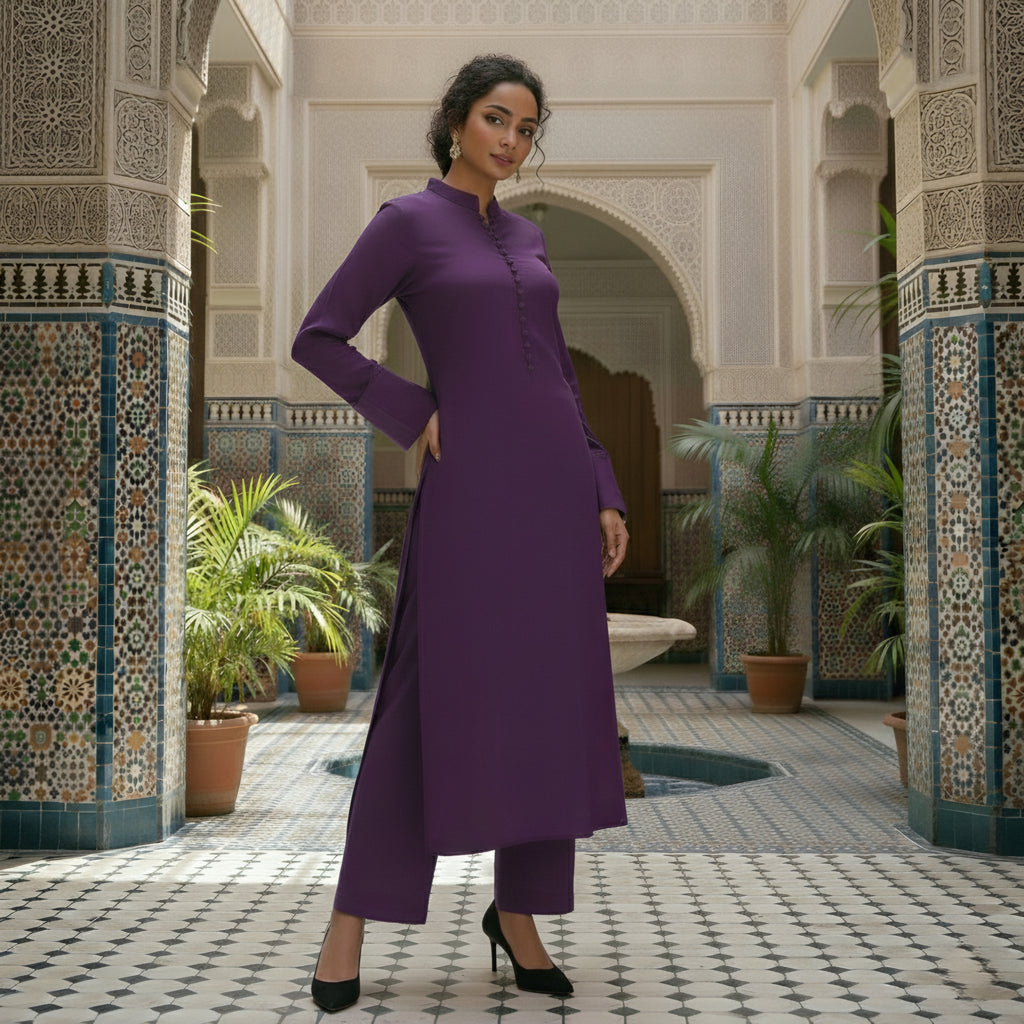 Dark Purple Ready To Wear