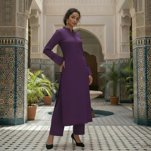 Dark Purple Ready To Wear