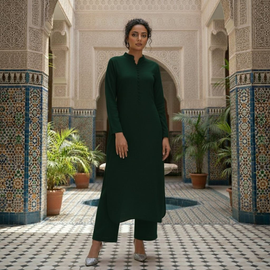 Bottle Green Ready To Wear